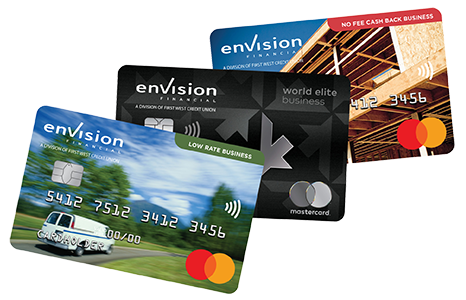 3 Envision Financial business credit cards stacked on top of each other.jpg